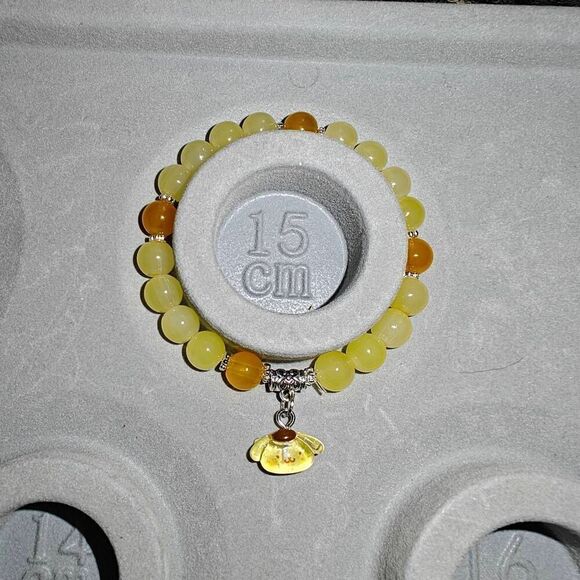 Kawaii Handmade Pompompurin Charm Beaded Bracelet - Picture 1 of 1